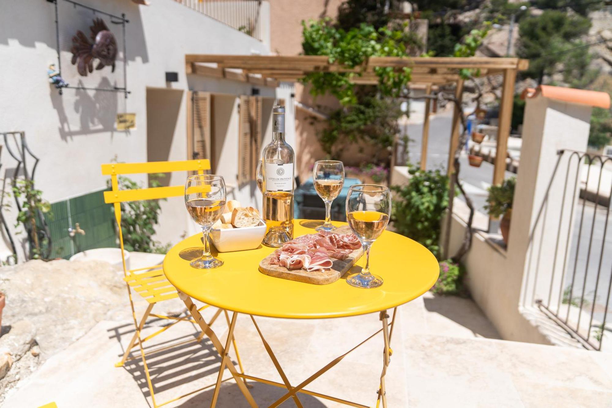 Villa Le Cabanon - Les Pieds Dans L'Eau - Calanques - Wifi à Ensues-la-Redonne Chambre photo